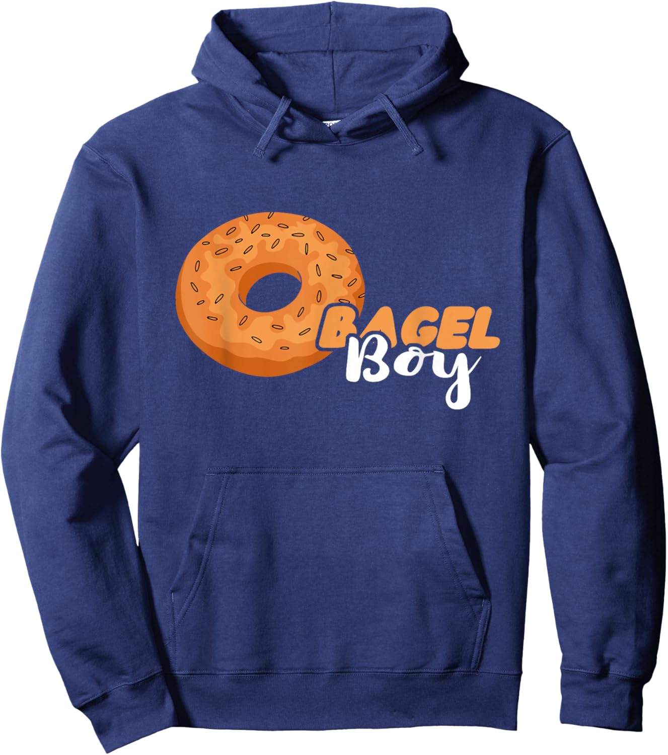Bagel Boy Baker Baking Bagels Dough Maker Bagel Lover Hoodie - Hoodie | Navy