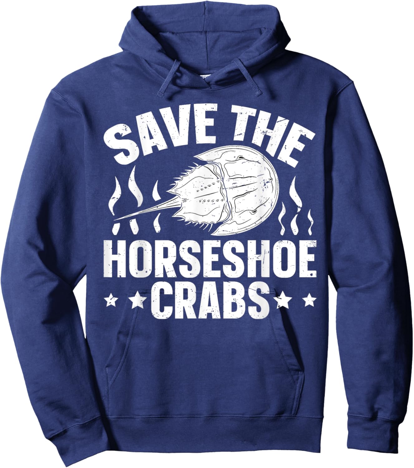 Save the horseshoe crabs Design for a Horseshoe crab expert Hoodie - Hoodie | Navy