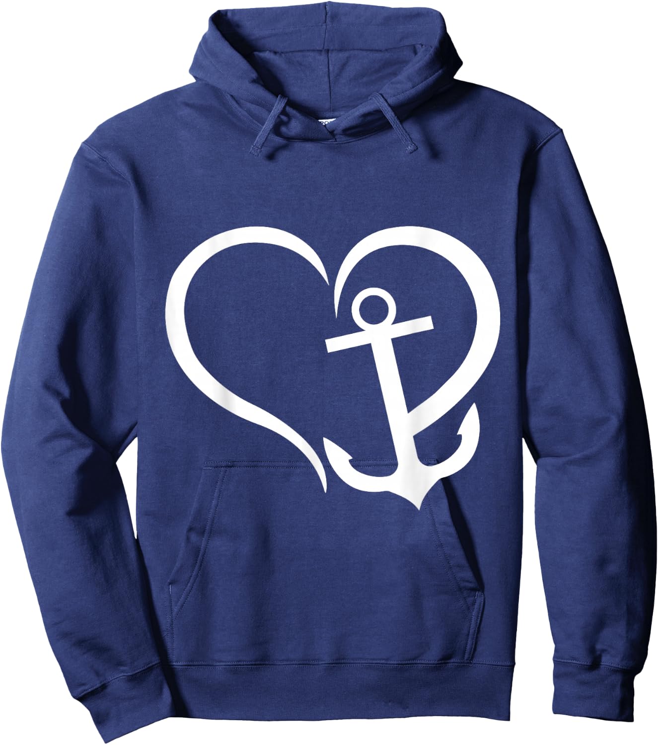 Preppy Nautical Anchor Gifts for Sailors Boaters & Yachting Hoodie - Hoodie | Navy