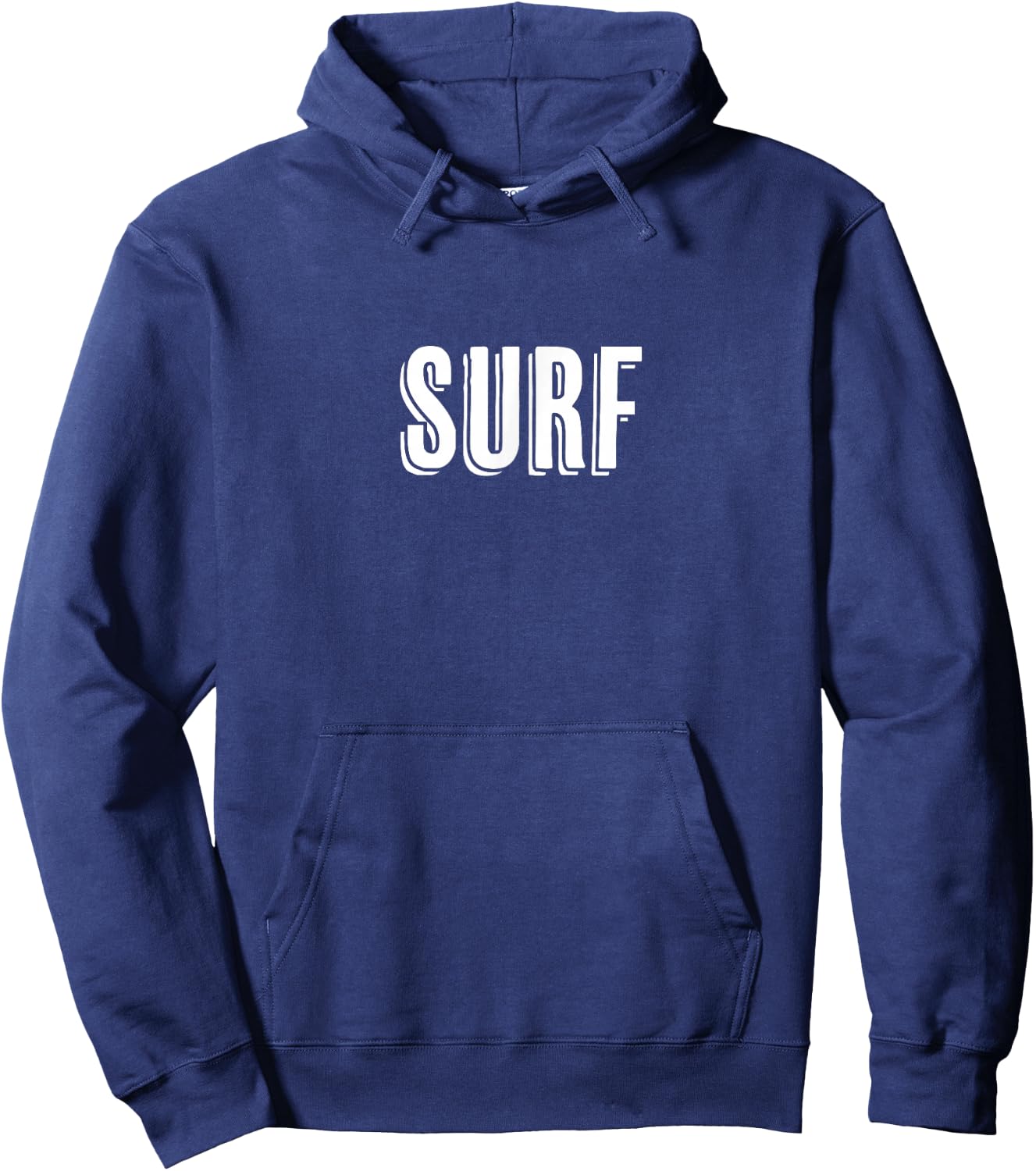 Top That Says - SURF - on it | Surfer Gift Hoodie - Hoodie | Navy