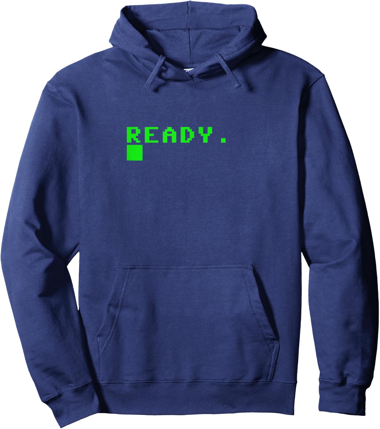 Ready C64 Home Computer 80's Retro Gamer Coder Memento Gift Hoodie - Hoodie | Navy