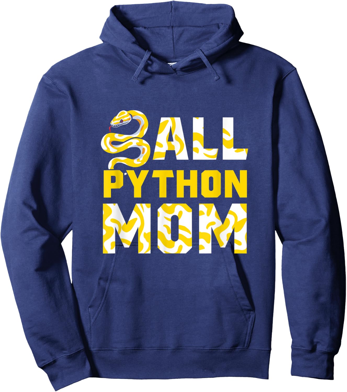 Banana Ball Python Herpetologist Ball Python Mom Herpetology Hoodie - Hoodie | Navy