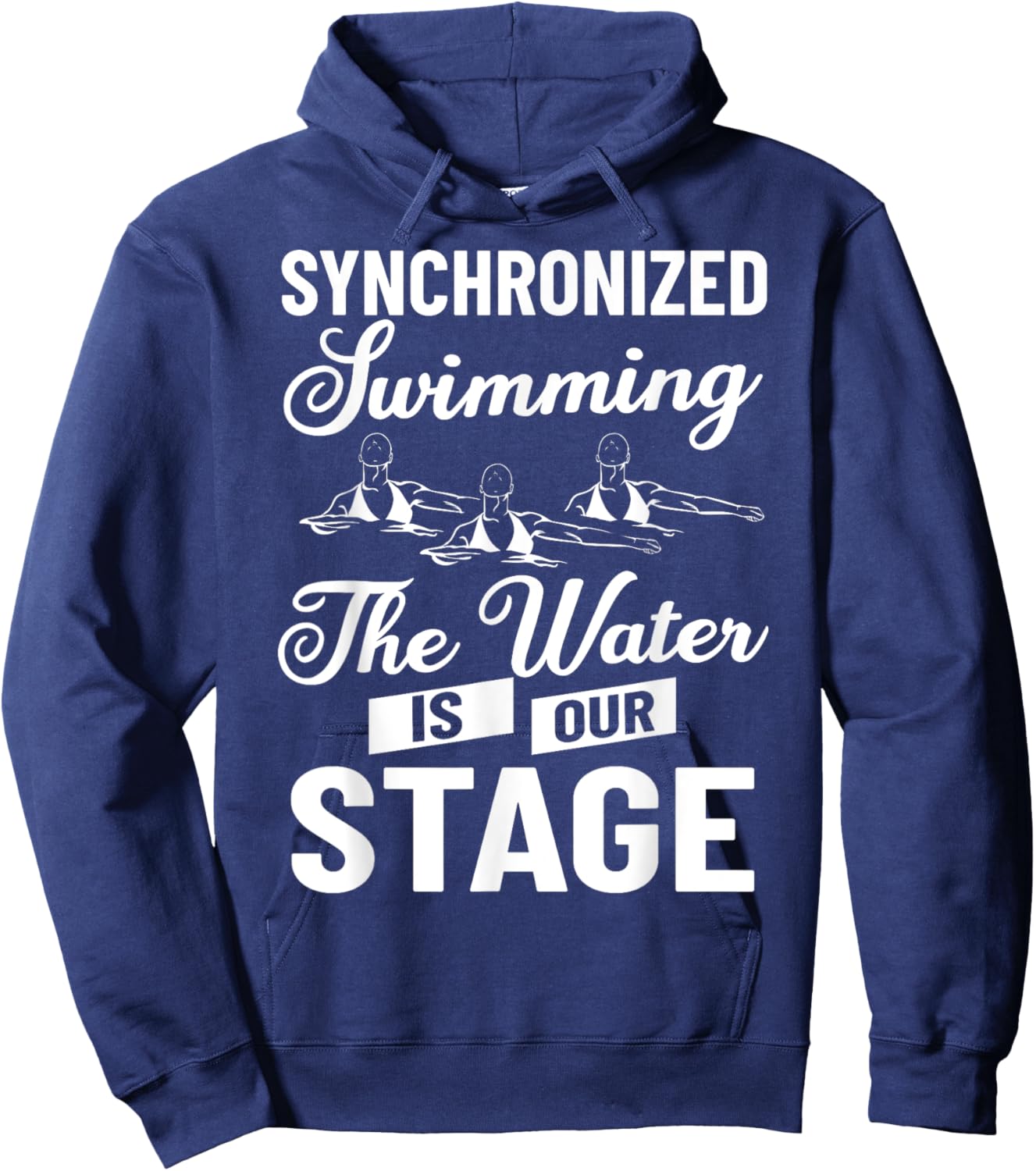 Synchronized Swimming Artistic Swimming Synchronized Swimmer Hoodie - Hoodie | Navy