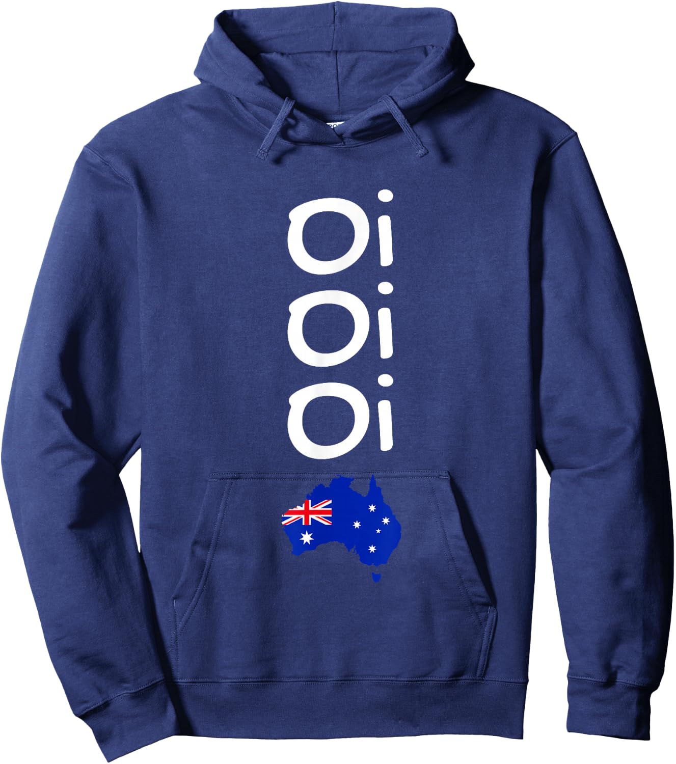 Oi Oi Oi (Aussie Aussie Aussie) Australian Australia Sport Hoodie - Hoodie | Navy