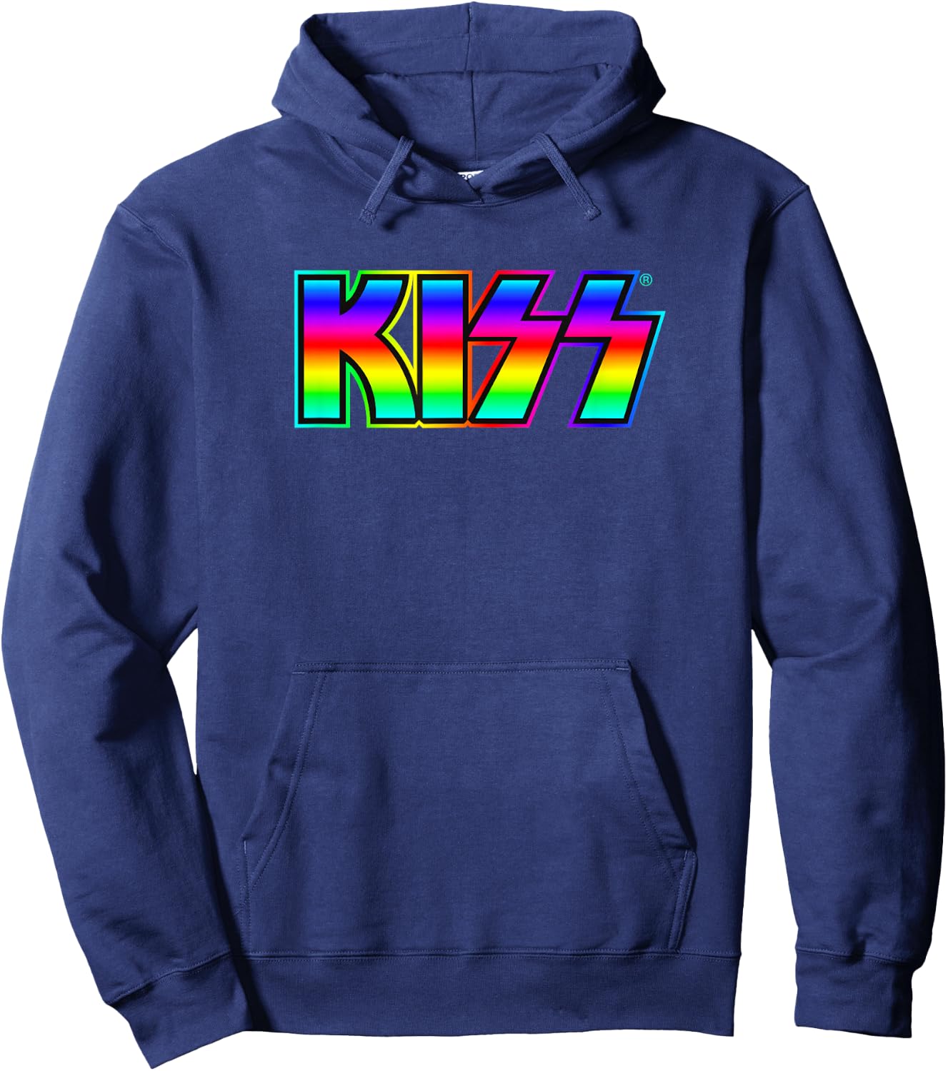 KISS - Crazy Night Logo Hoodie - Hoodie | Navy