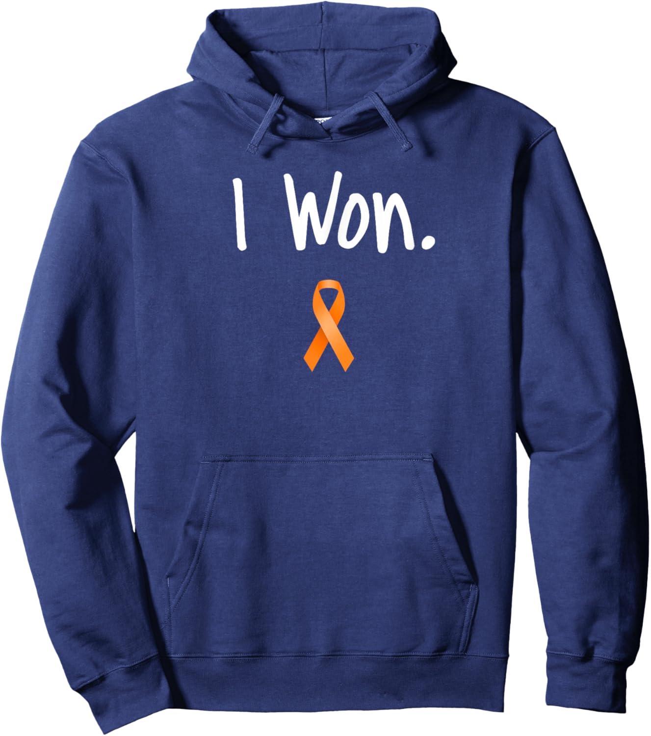 Leukemia Cancer Survivor, I Won Leukemia Cancer Awareness Hoodie - Hoodie | Navy