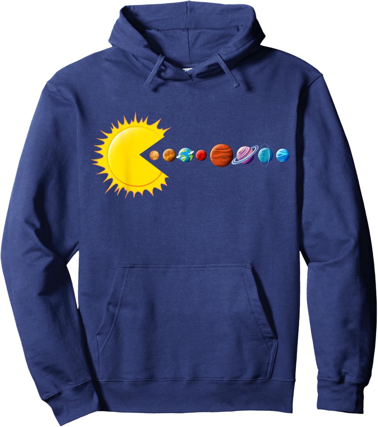 Funny Planetary System Planets Sun- Space & Pluto Astronomy Hoodie - Hoodie | Navy