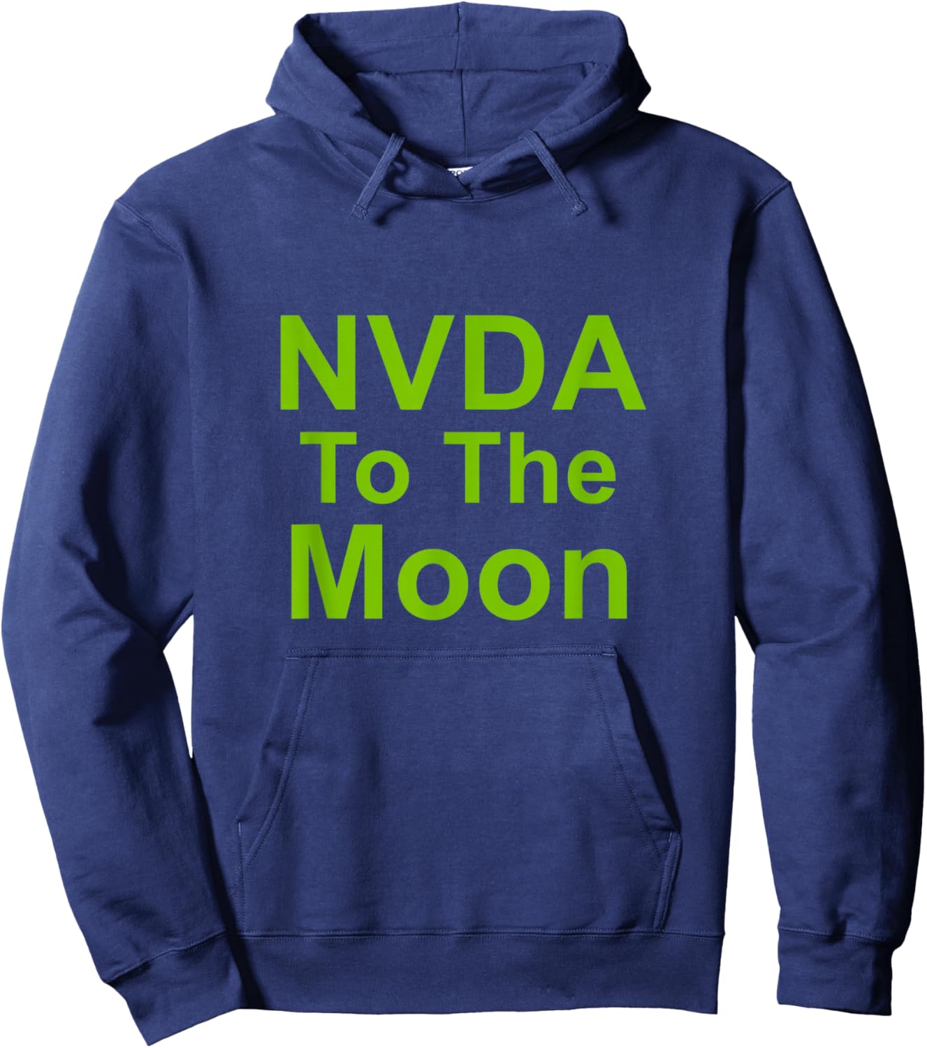 NVDA To The Moon Hoodie - Hoodie | Navy