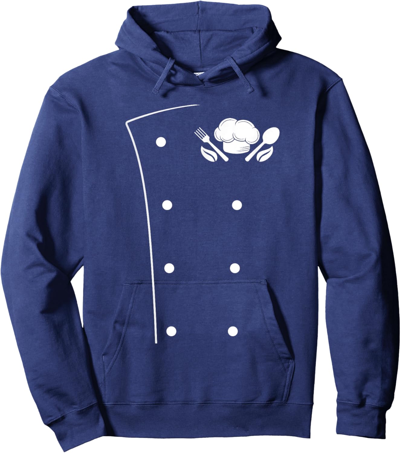 Chef Coat Cooking Culinary Chef Cooking Hat Cooking Utensils Hoodie - Hoodie | Navy