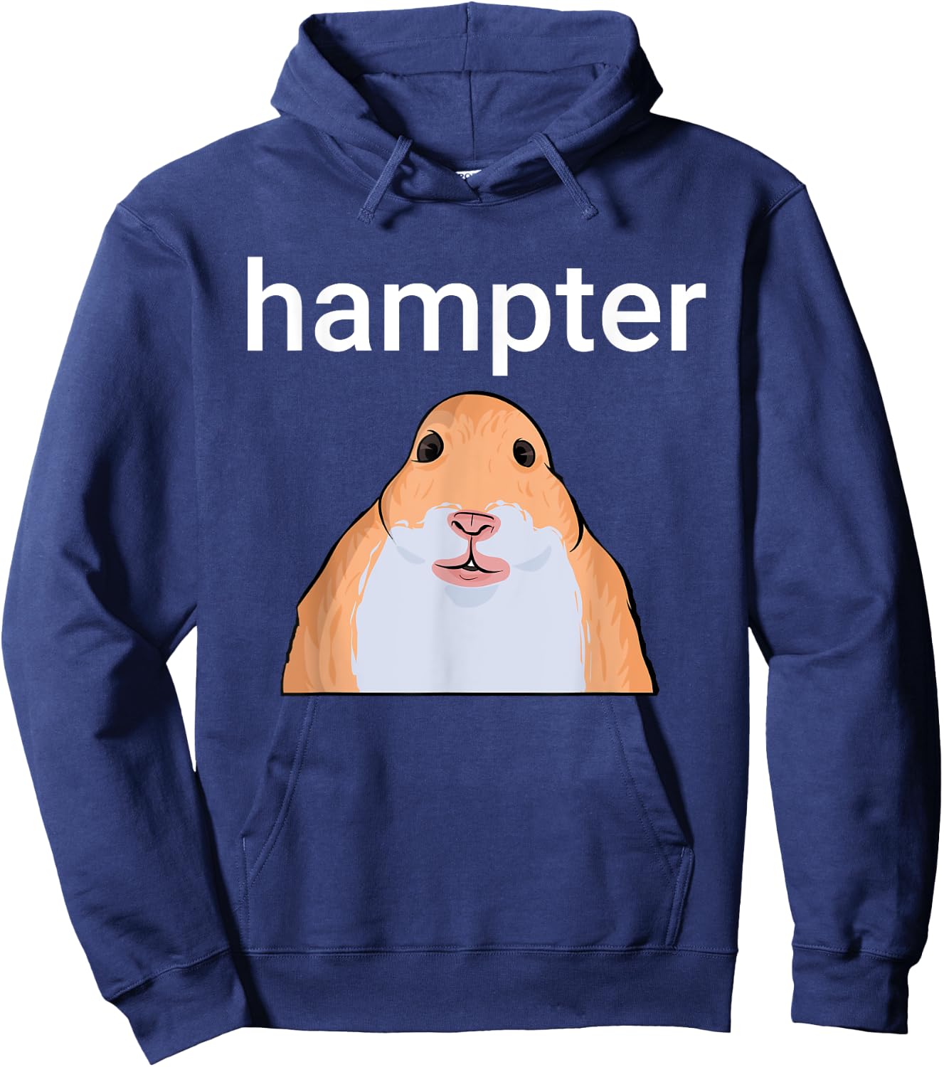 Hampter Funny Hamster Dank Meme Hoodie - Hoodie | Navy