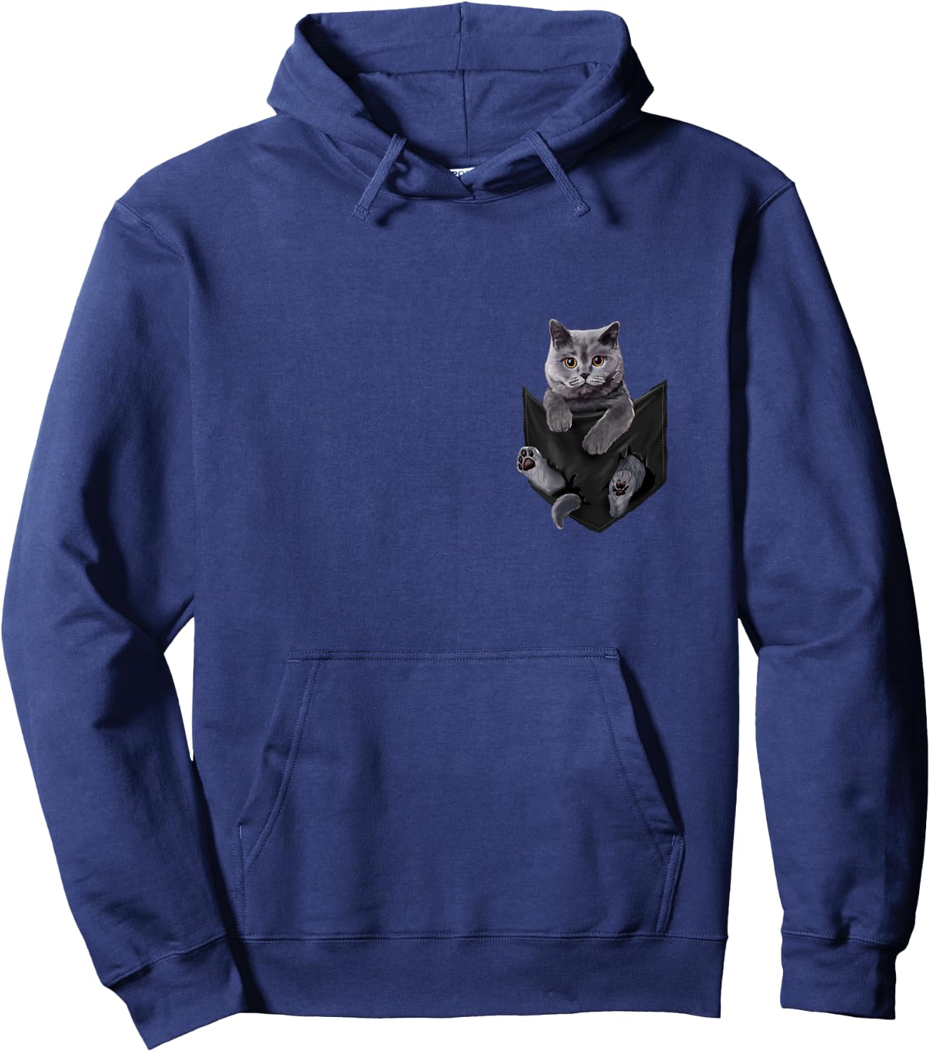 Cat Lover Gifts British Shorthair In Bag Hoodie - Hoodie | Navy