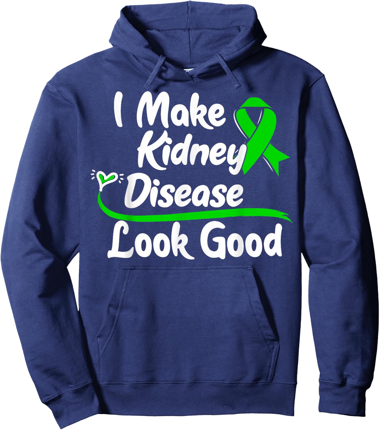 CKD Awareness Kidney Disease Survivor Hoodie - Hoodie | Navy