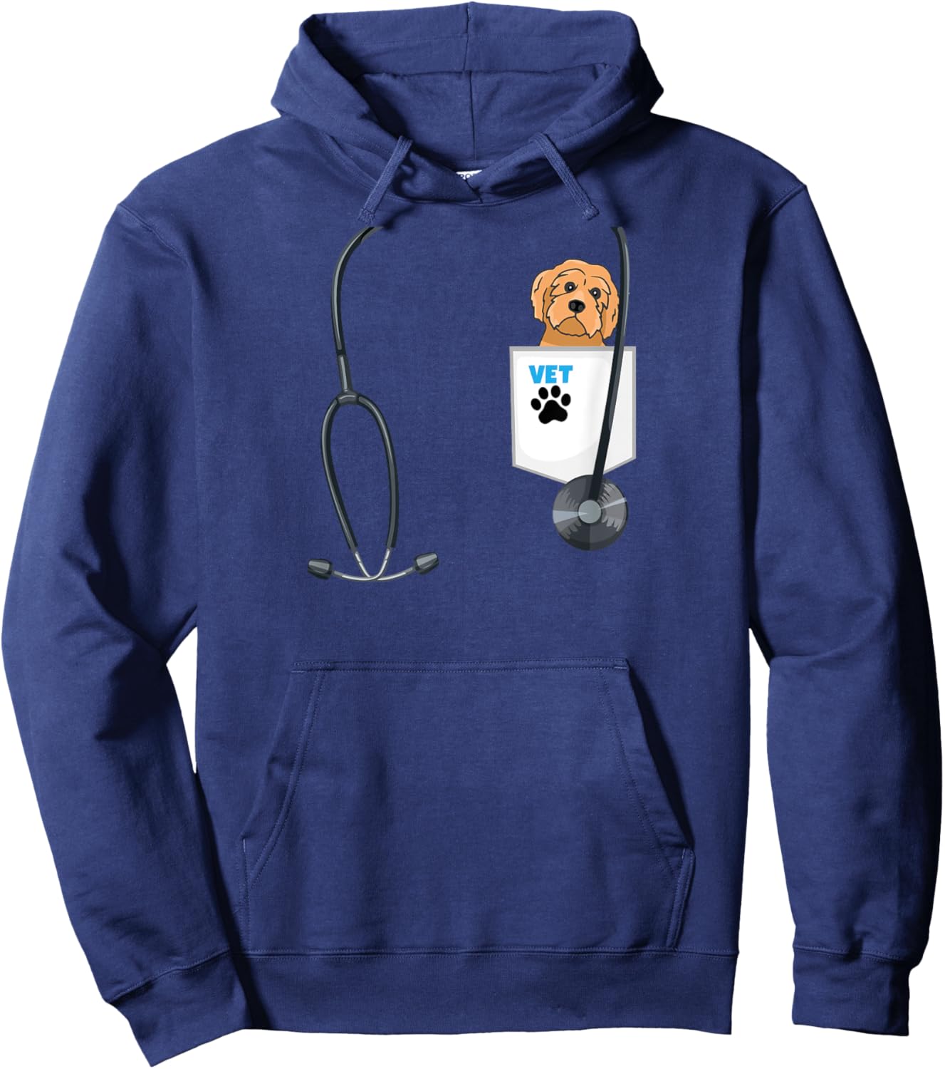 Future Veterinarian Costume Vet Outfit School Career Day Hoodie - Hoodie | Navy