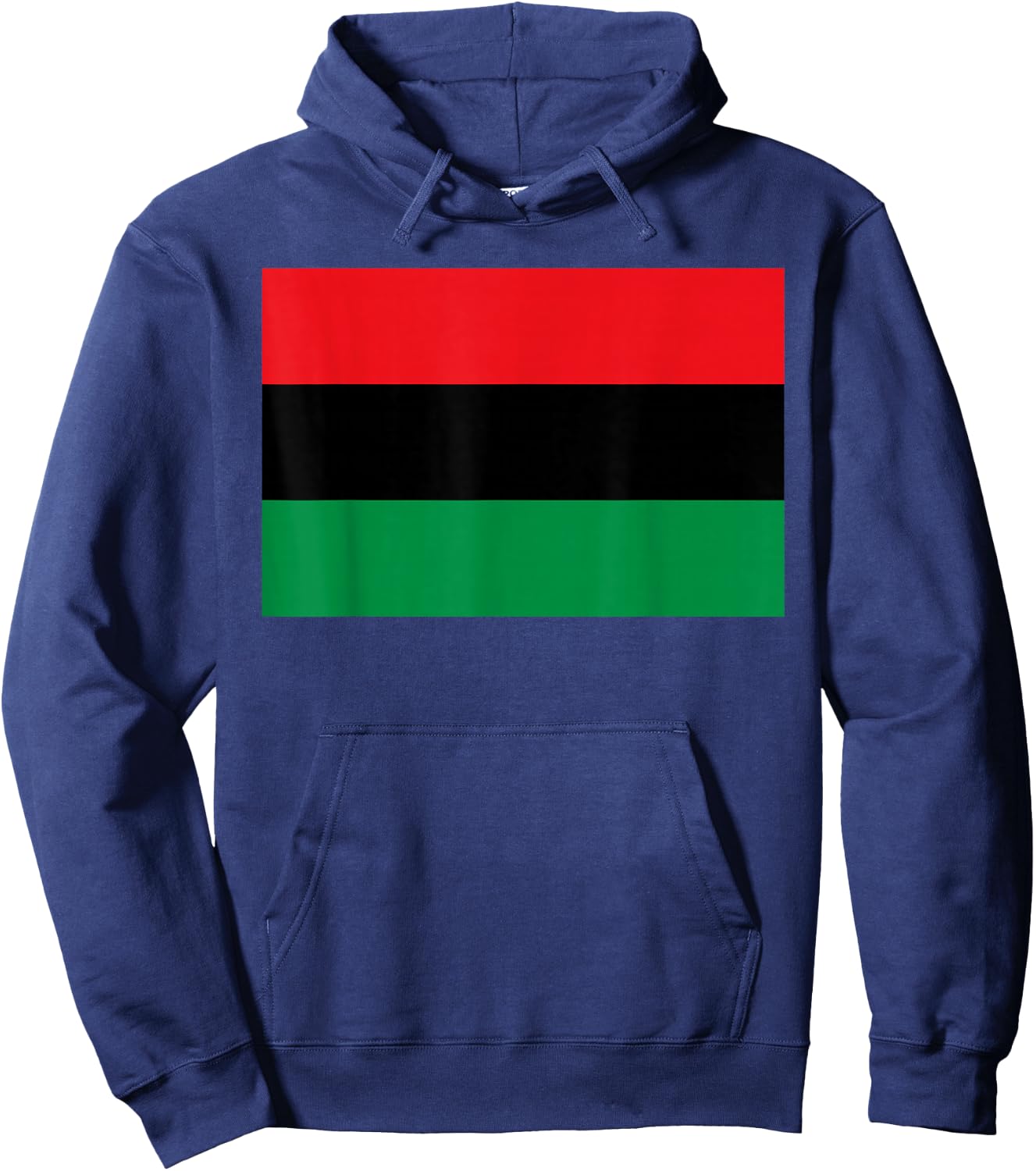 Pan African UNIA Flag Black Liberation Flag Afro-American Small Hoodie - Hoodie | Navy