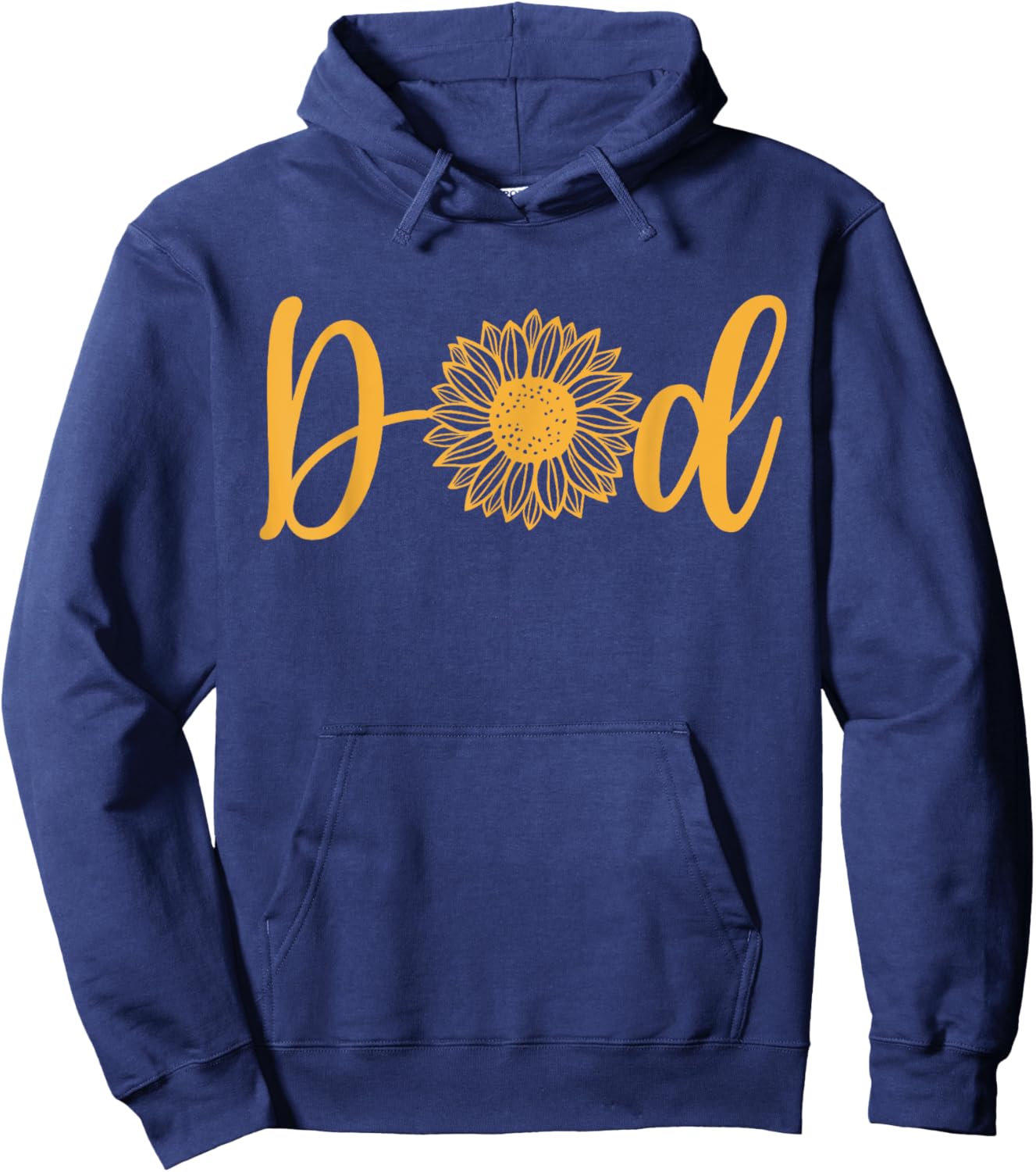 Dad Of The Birthday Girl Sunflower Party Family Matching Hoodie - Hoodie | Navy
