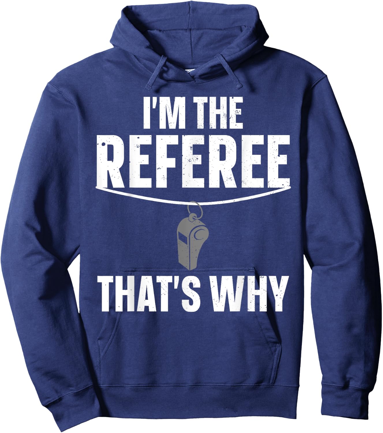 Funny Referee Design Women Sports Ref Gag Referee Hoodie - Hoodie | Navy
