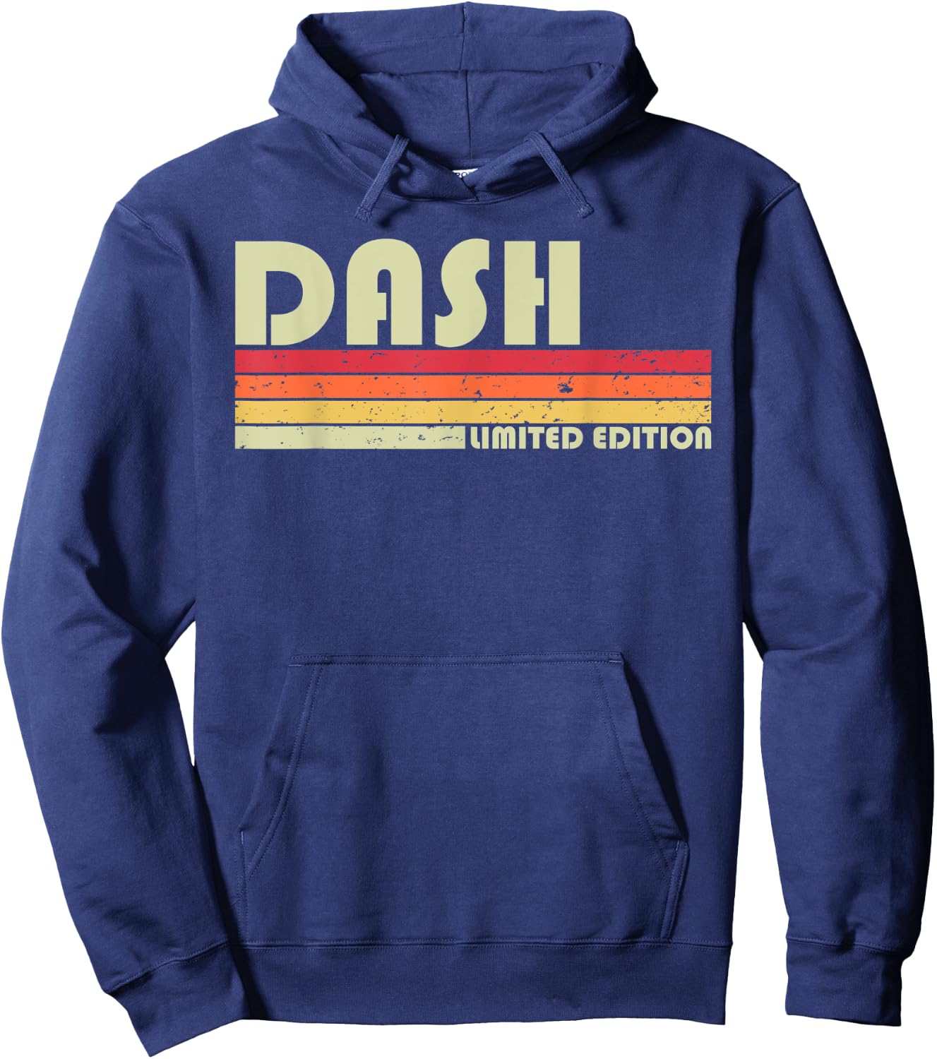 DASH Gift Name Personalized Funny Retro Vintage Birthday Hoodie - Hoodie | Navy
