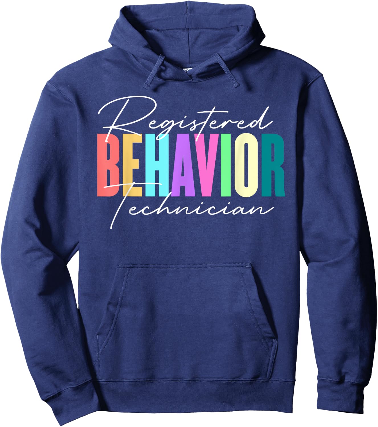Registered Behavior Technician RBT Behavioral ABA Therapist Hoodie - Hoodie | Navy