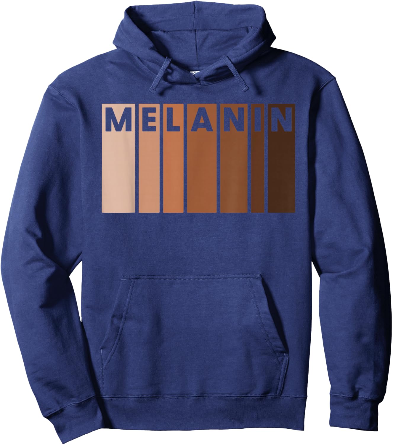 Melanin Black Pride Afro Queen King Gifts African American Hoodie - Hoodie | Navy