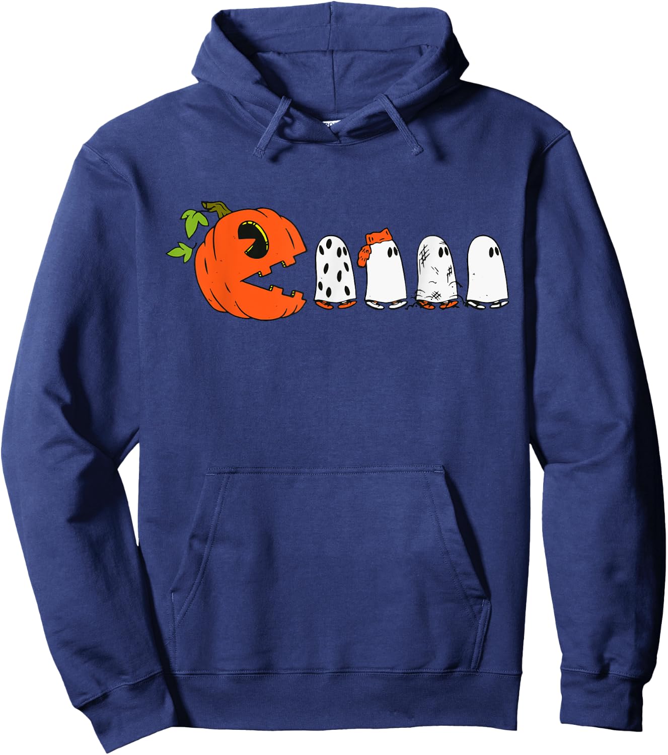 Halloween Pumpkin Funny Ghosts Boys Kids Women Men Hoodie - Hoodie | Navy