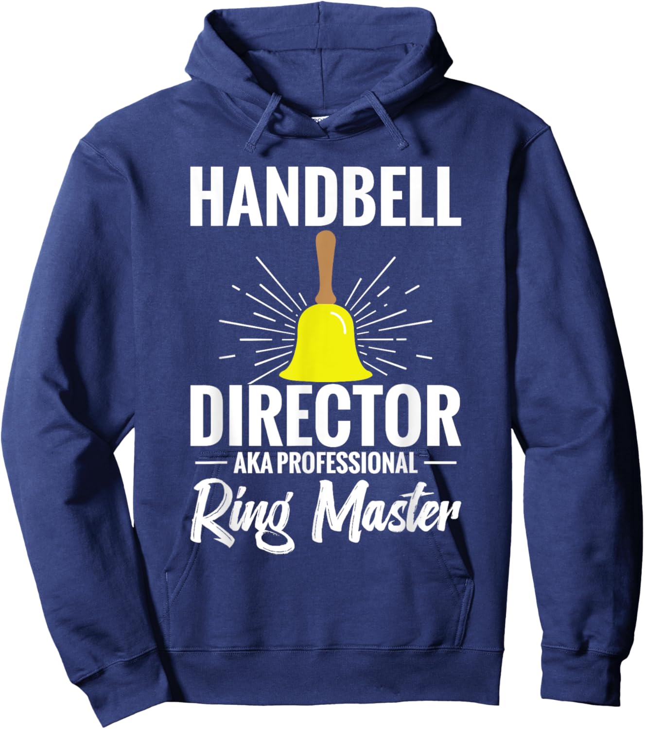 Handbell Player Brass iNstrument Musician Handbell Director Hoodie - Hoodie | Navy