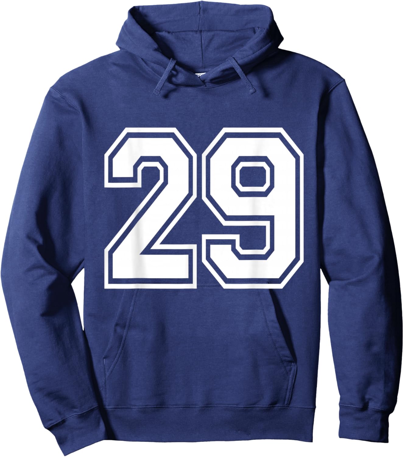 Number 29 Varsity Sports Team Jersey 29th Birthday 29 Years Hoodie - Hoodie | Navy