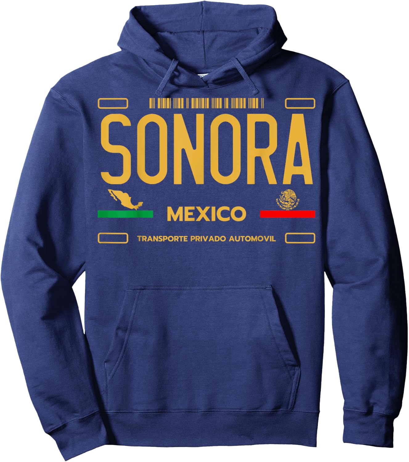 Sonora License Plate Aesthetic, Sonora Hoodie - Hoodie | Navy