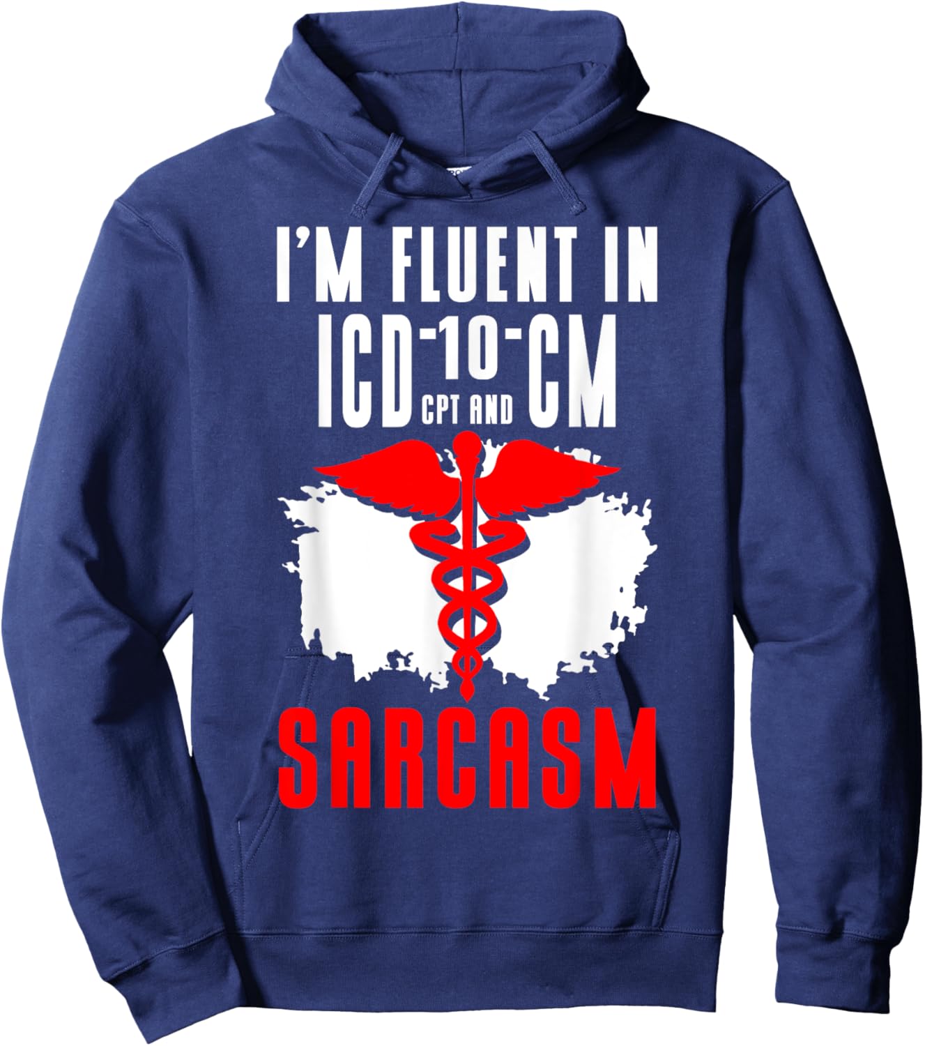 Medical Coder Keep Calm And Code On medical coder Hoodie - Hoodie | Navy