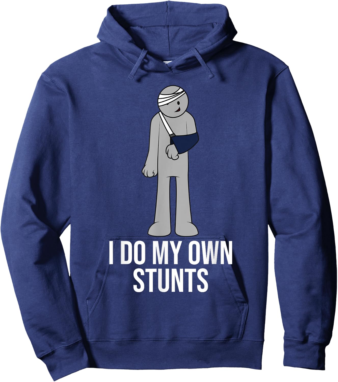 Funny I Do My Own Stunts | Broken Arm Get Well Gift Kids Hoodie - Hoodie | Navy