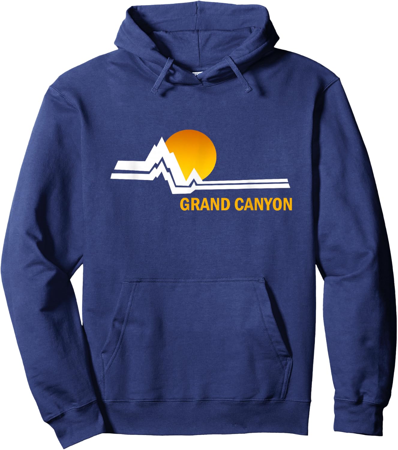 Grand Canyon National Park Mountain Sunset Hoodie - Hoodie | Navy