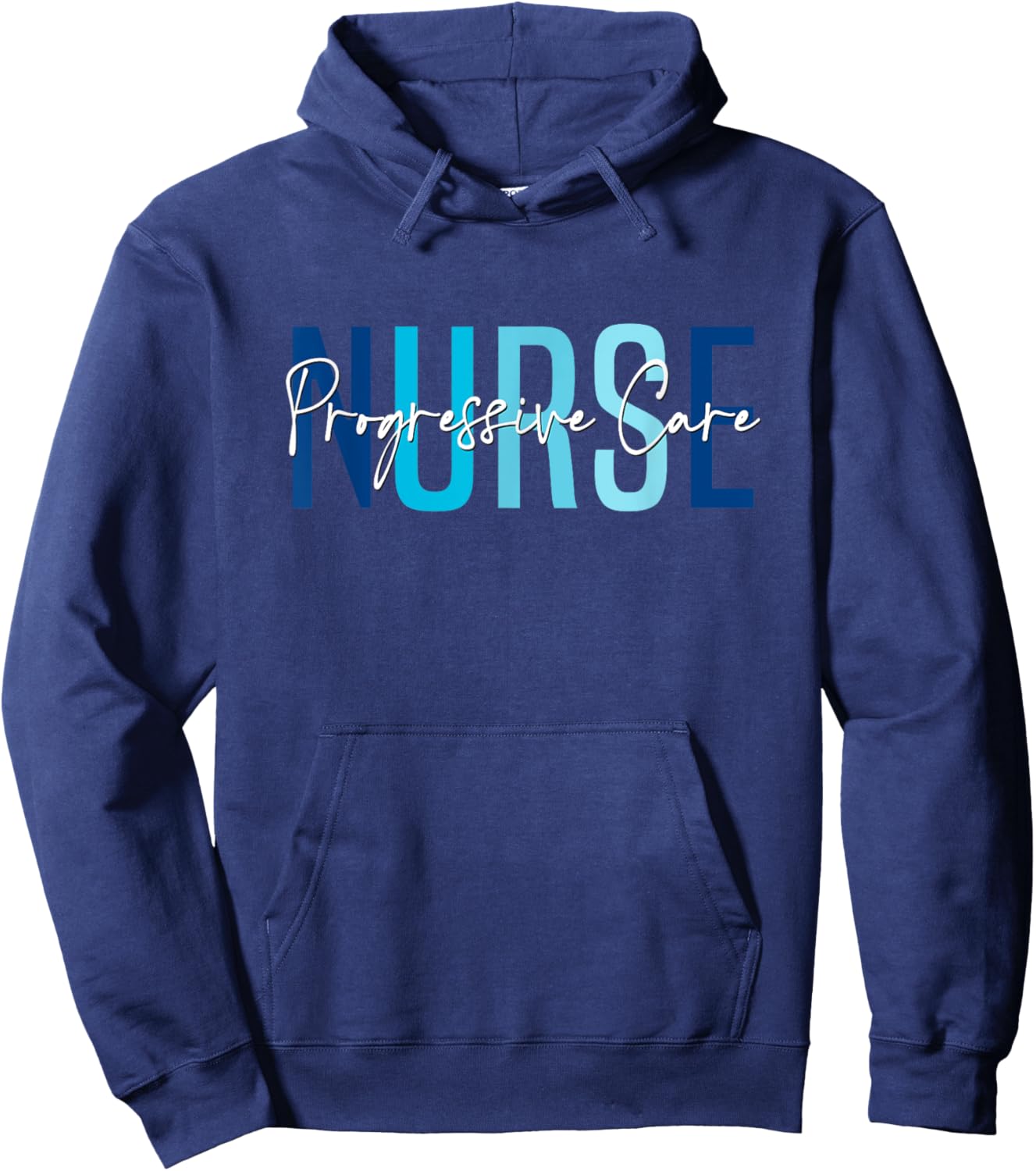 Vintage Progressive Care Nurse Progressive Care Unit Nursing Hoodie - Hoodie | Navy