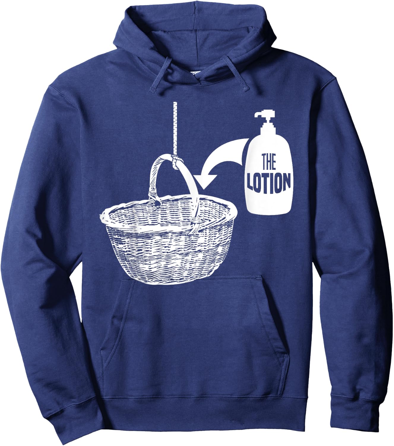 Put The Lotion in The Basket Creepy Halloween Torture Hoodie - Hoodie | Navy
