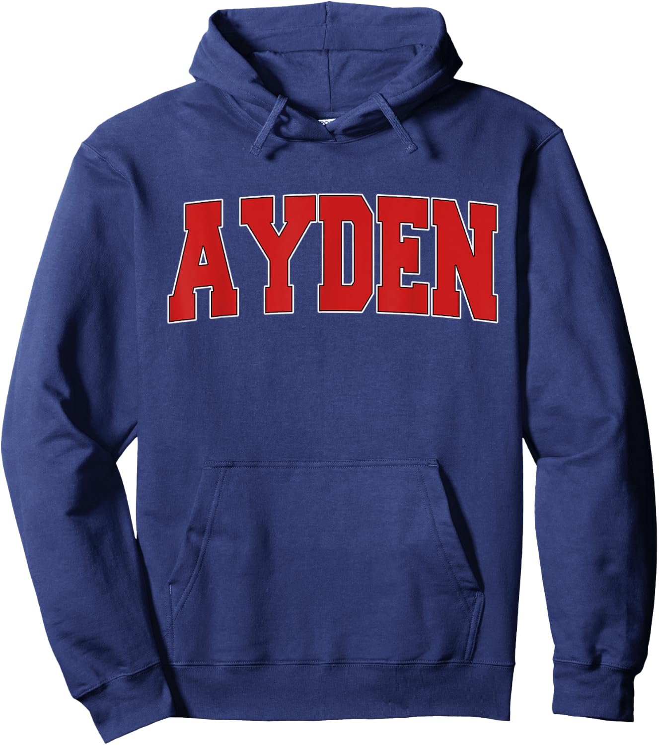 AYDEN NC NORTH CAROLINA Varsity Style USA Vintage Sports Hoodie - Hoodie | Navy