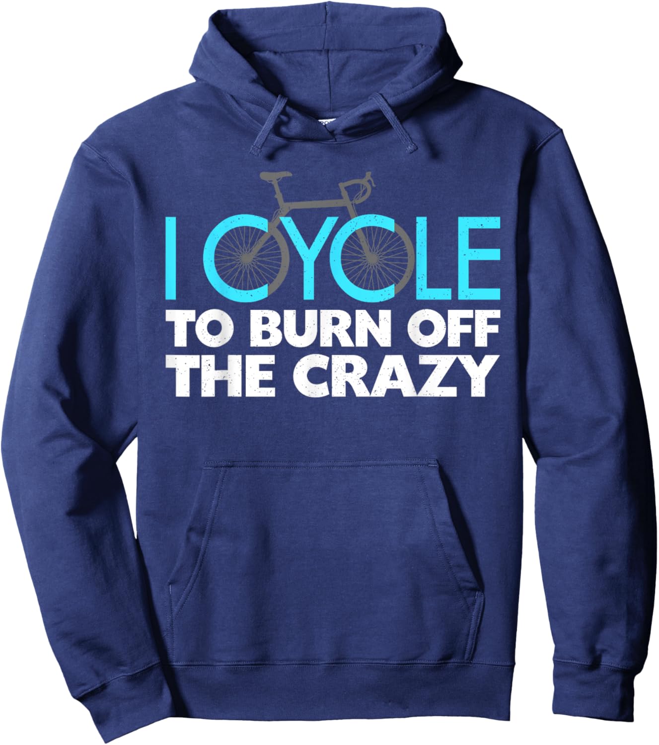 Best Cycling Art Women Indoor Bicycle Race Bicycling Hoodie - Hoodie | Navy