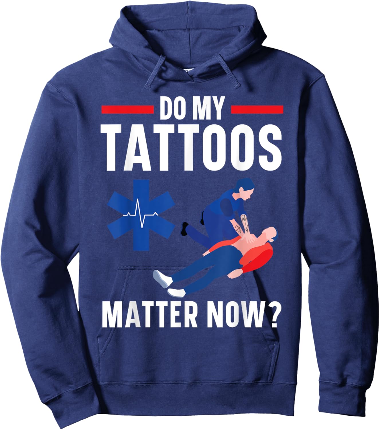 Emergency Medical Technician Healthcare EMT Paramedic Hoodie - Hoodie | Navy