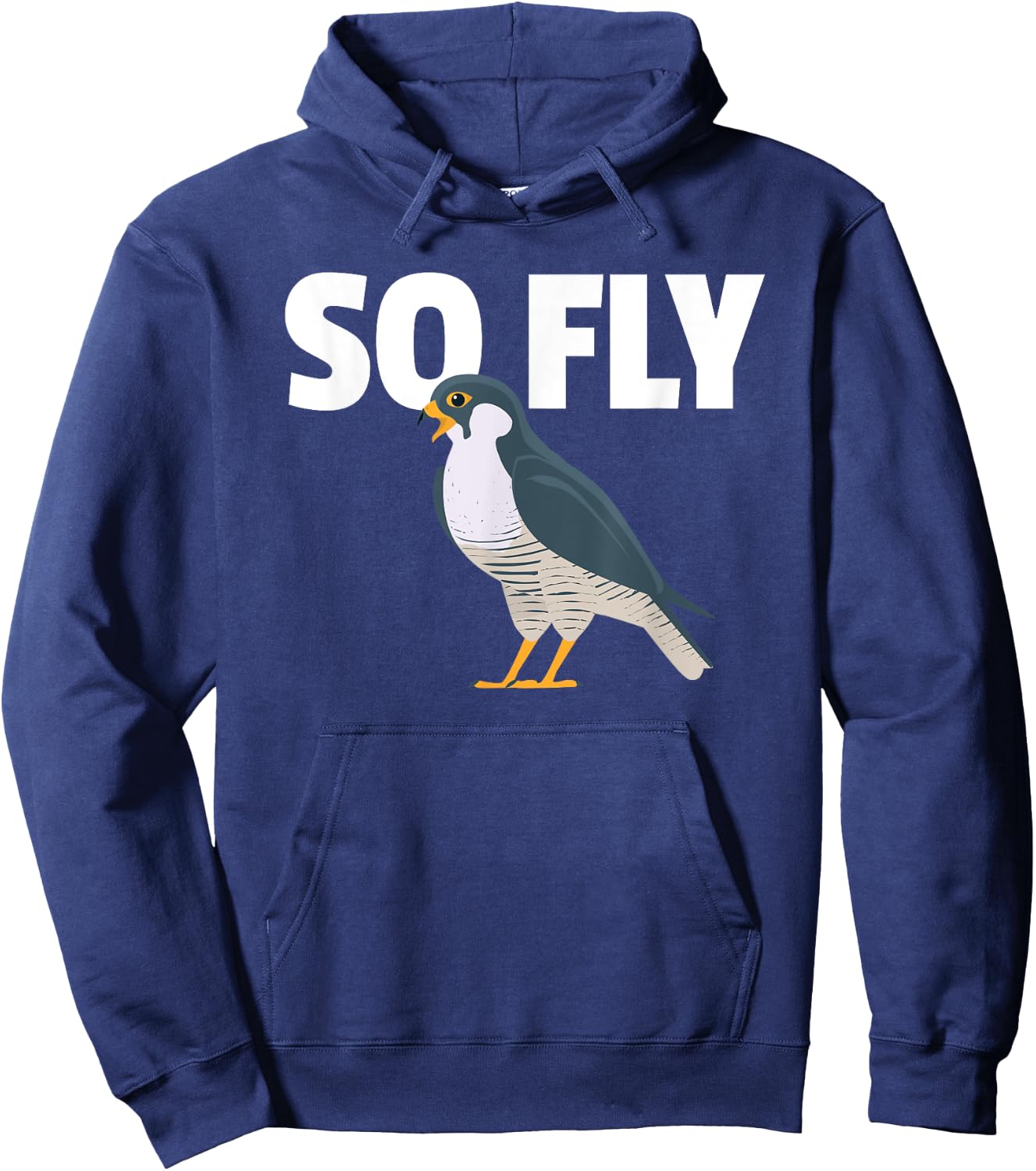 Peregrine Falcon, Bird, Birding for a Birdwatcher Hoodie - Hoodie | Navy