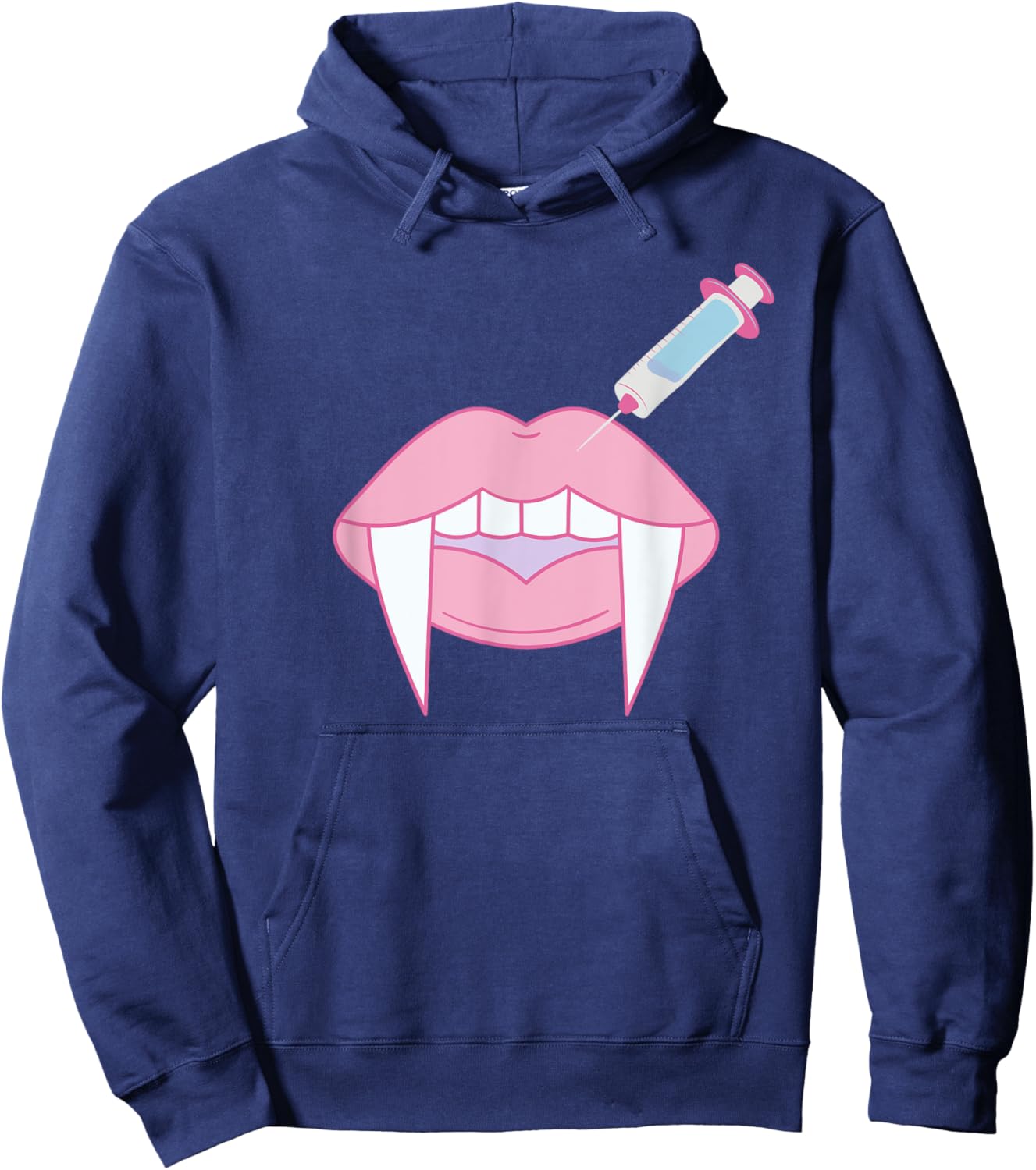 Cute Botox Lip Filler Nurse Injector Esthetician Halloween Hoodie - Hoodie | Navy