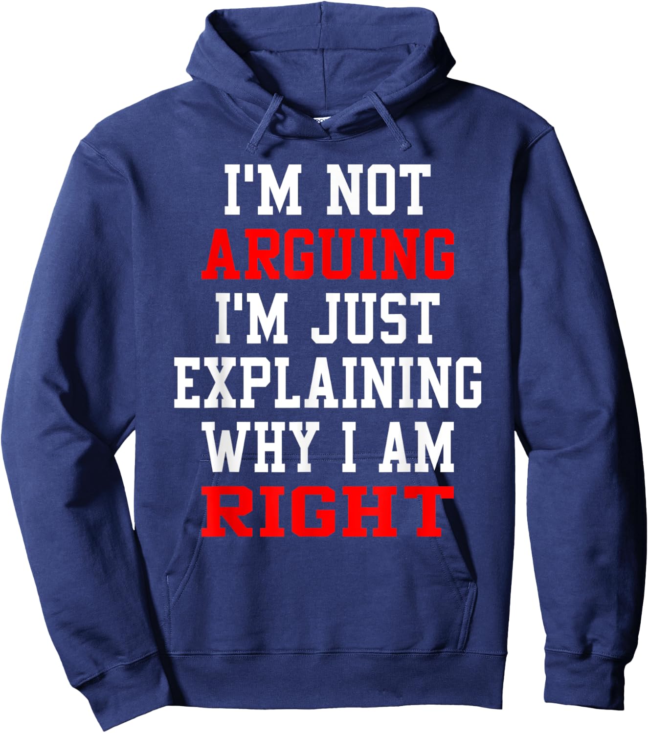 I Am Not Arguing I Am Explaining Why I'm Right Engineers Men Hoodie - Hoodie | Navy