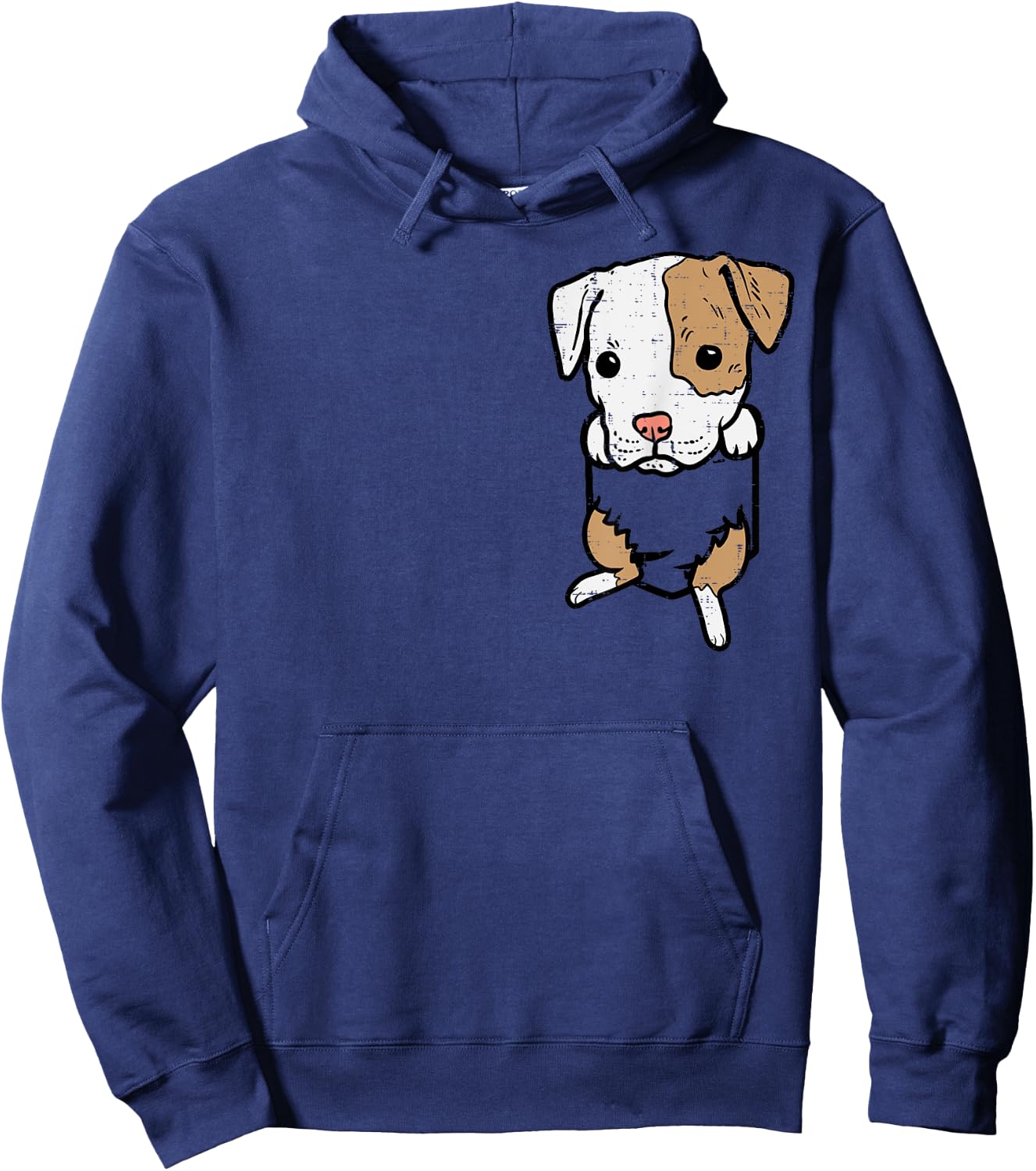 Pocket Puppy Pitbull Feet Cute Pitties Dog Lover Owner Gift Hoodie - Hoodie | Navy