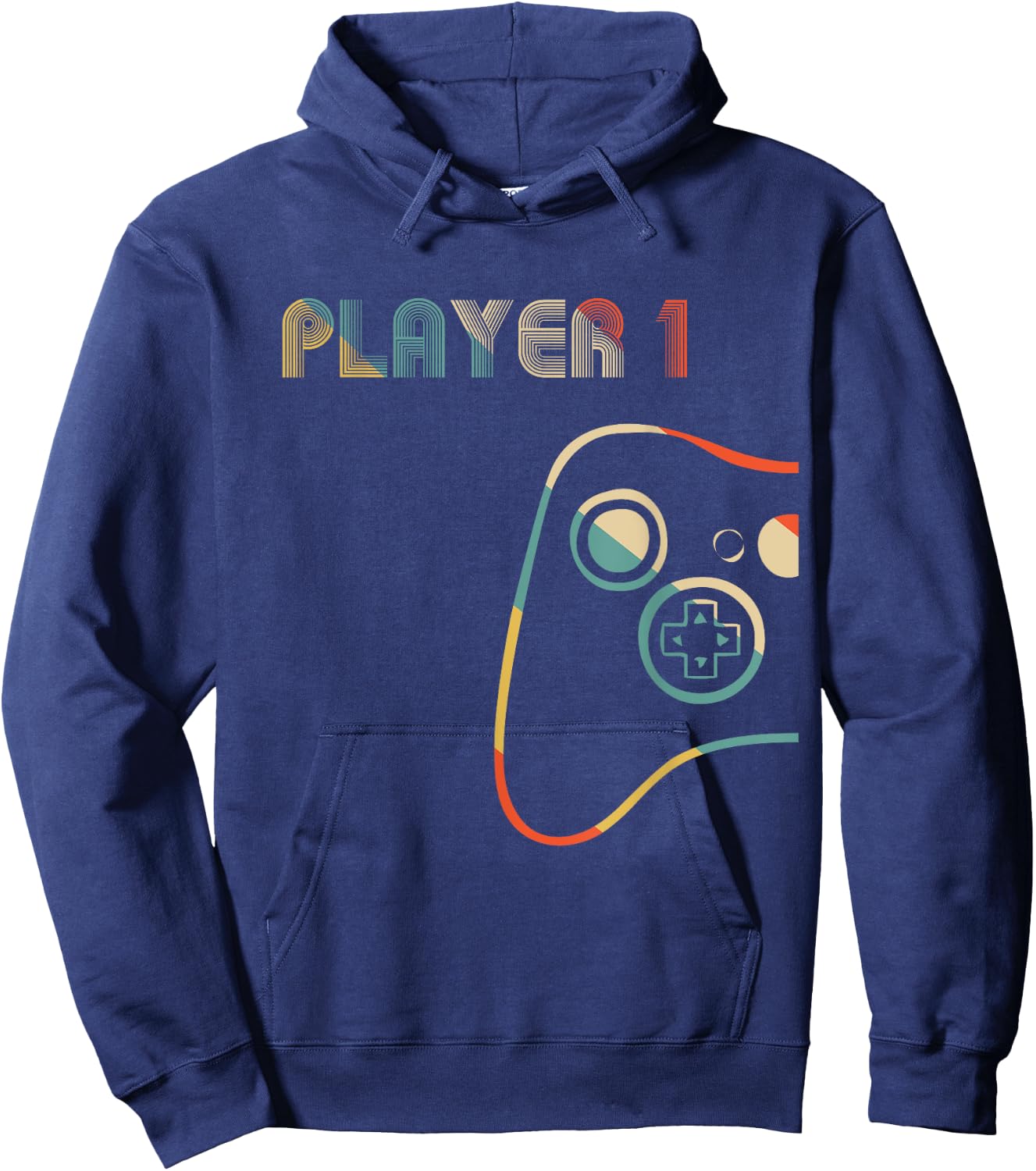 Matching Gamer Couple Player 1 Player 2 Hoodie - Hoodie | Navy