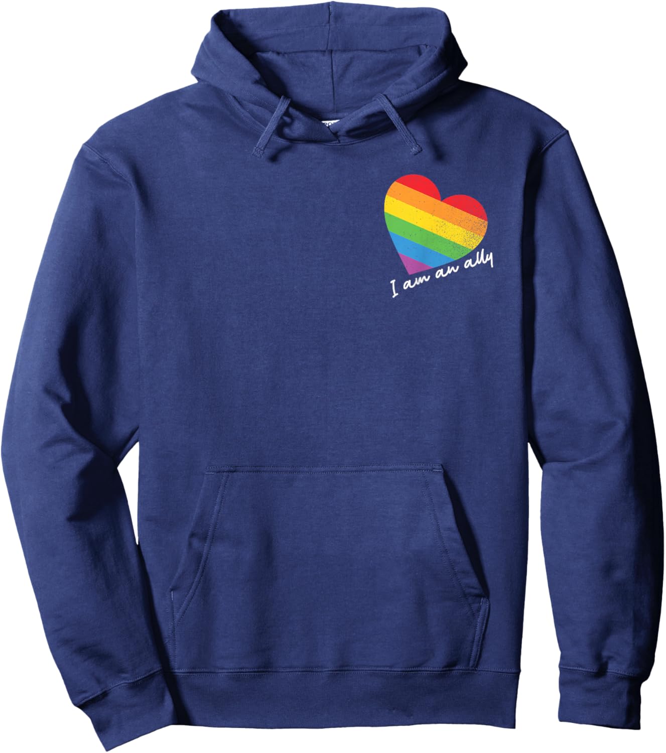 Ally Rainbow Heart Pride CSD-Party für Schwule Lesben und Queer LGBTQ+ Hoodie - Hoodie | Navy