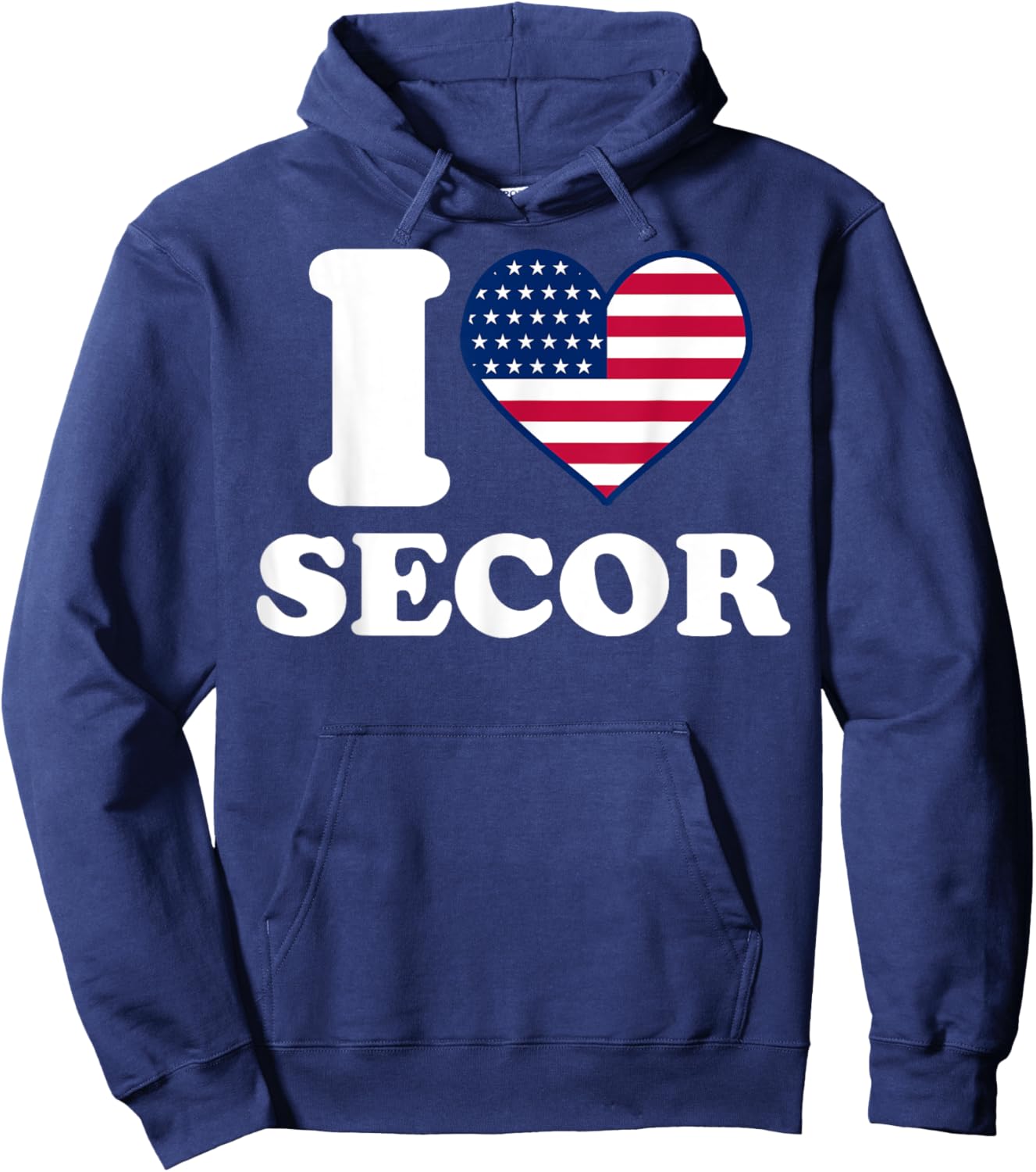I love Secor I heart Secor Hoodie - Hoodie | Navy
