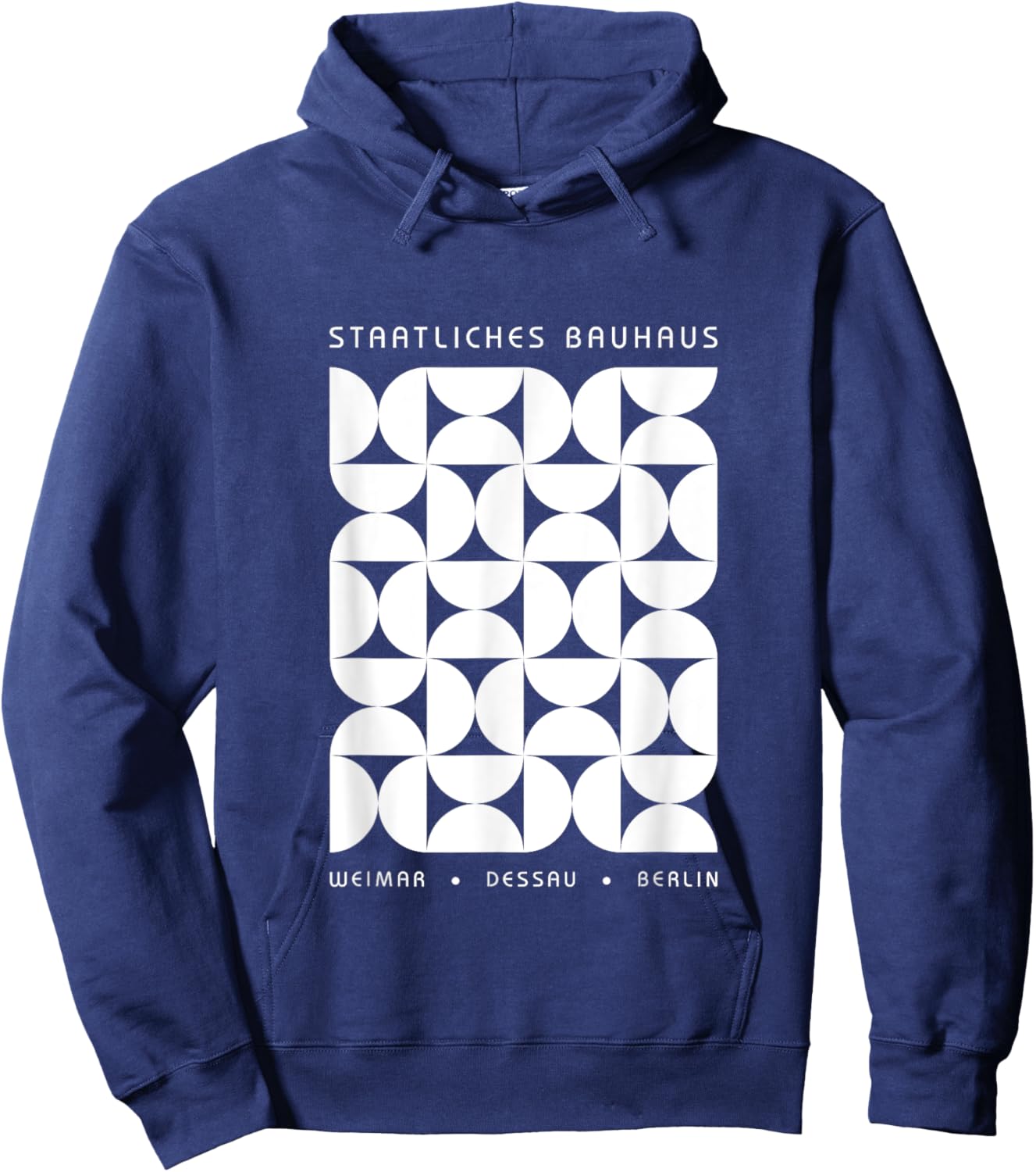 100 years of BAUHAUS Design School - Bauhaus Poster 1923 Hoodie - Hoodie | Navy