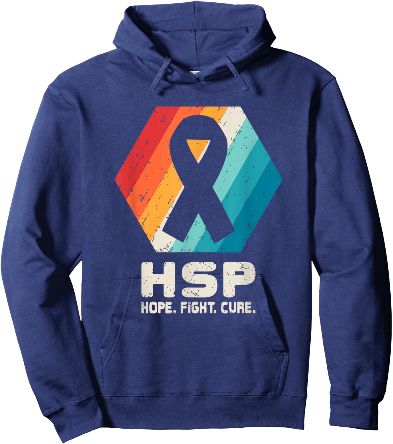 Hereditary Spastic Paraparesis T Shirt HSP Awareness Gift Hoodie - Hoodie | Navy