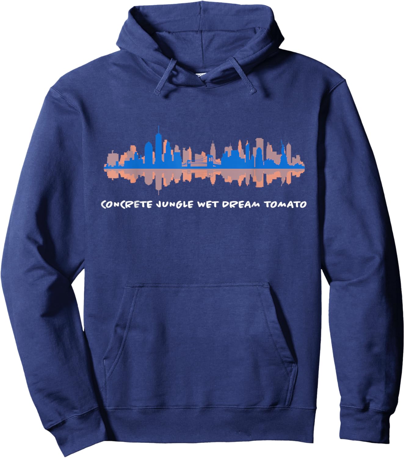Concrete jungle wet dream tomato Hoodie - Hoodie | Navy