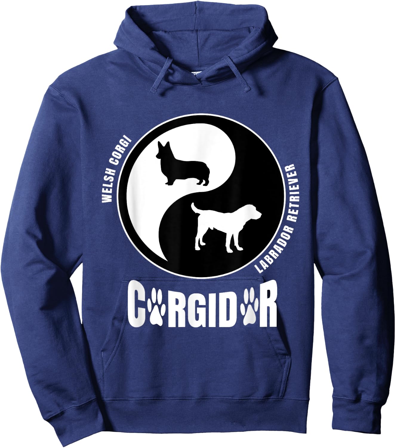 Corgidor Dog Lovers Shirt | Breeders Gift | Pet Corgidor Men Women Girls Kids Hoodie - Hoodie | Navy