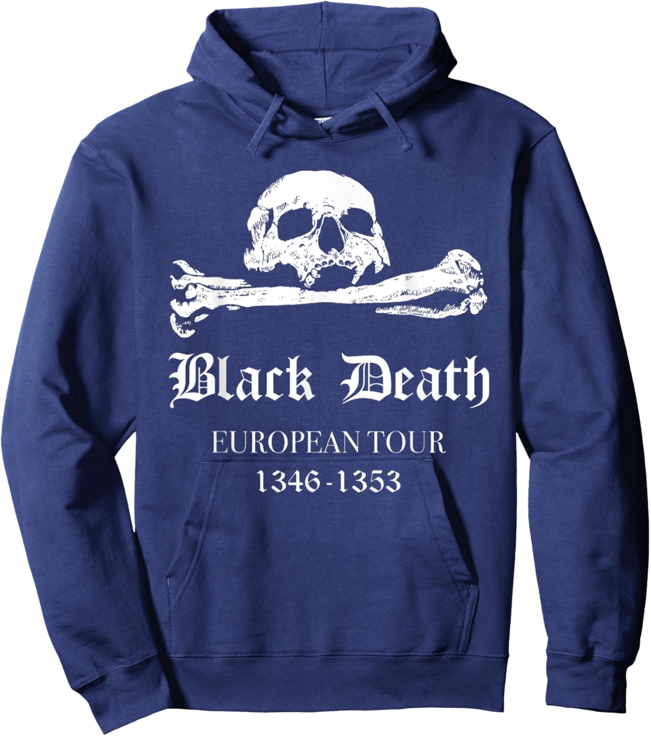 Plague Mask Doctor Plague Black Death European Tour Hoodie - Hoodie | Navy