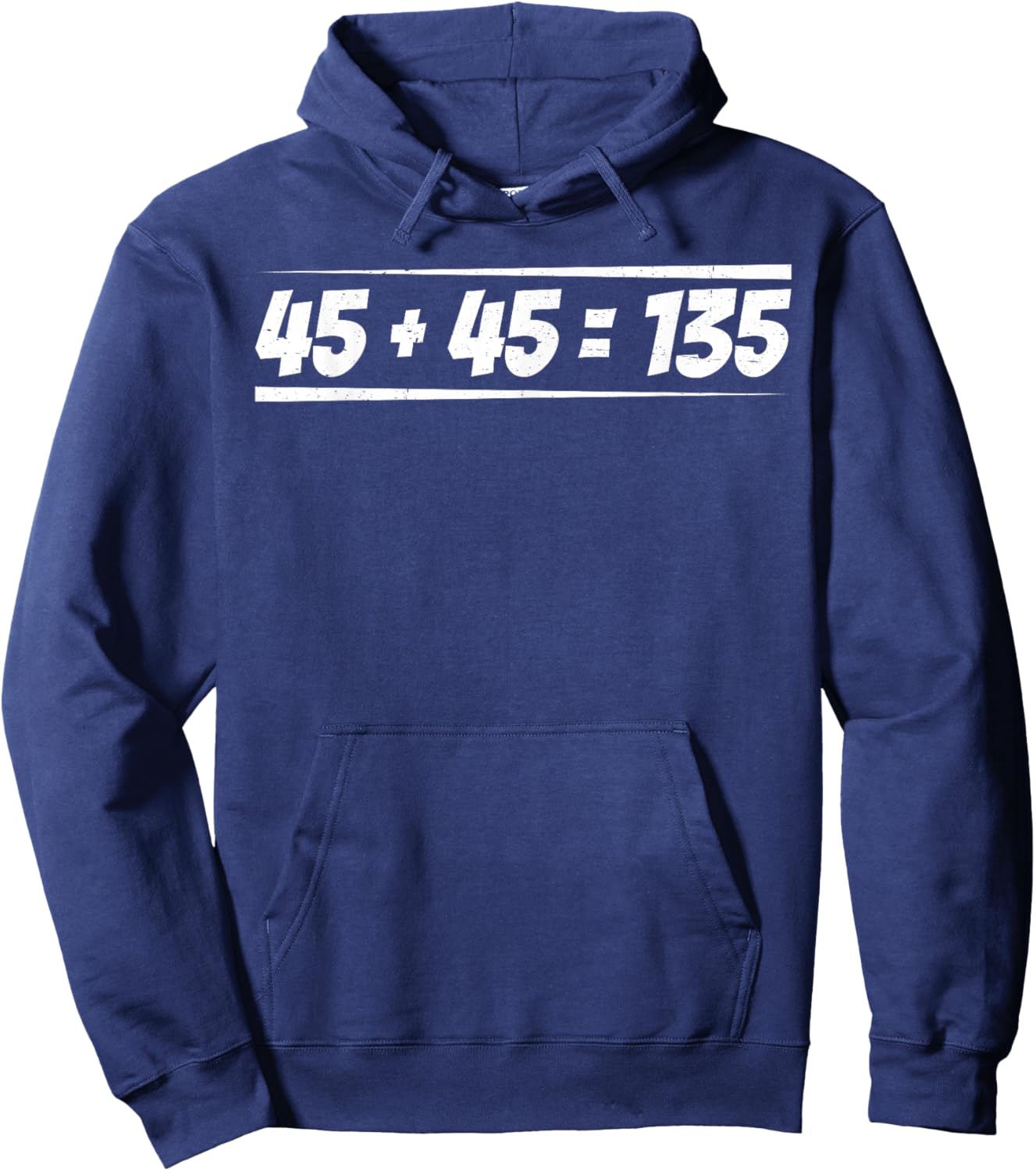 45 + 45 = 135 Hoodie - Hoodie | Navy
