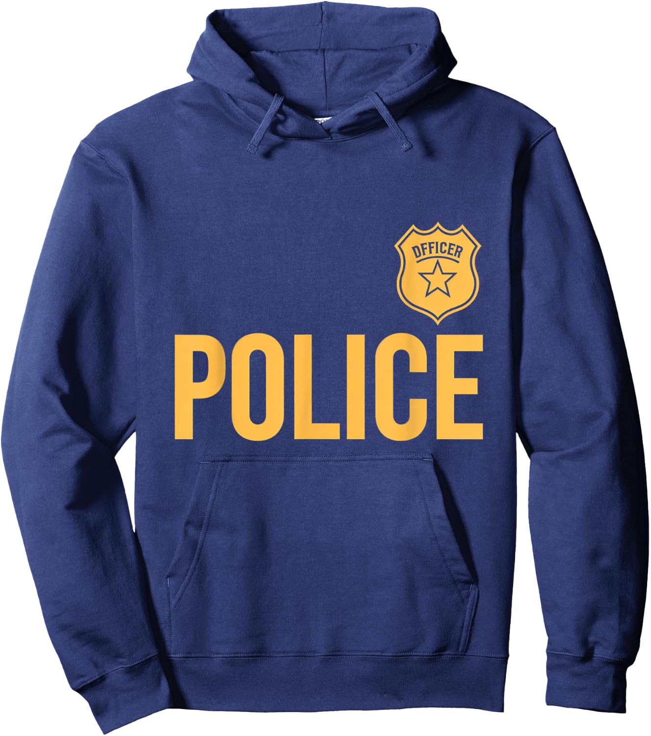 Police Officer Police Badge Halloween Costume Kids Adults Hoodie - Hoodie | Navy
