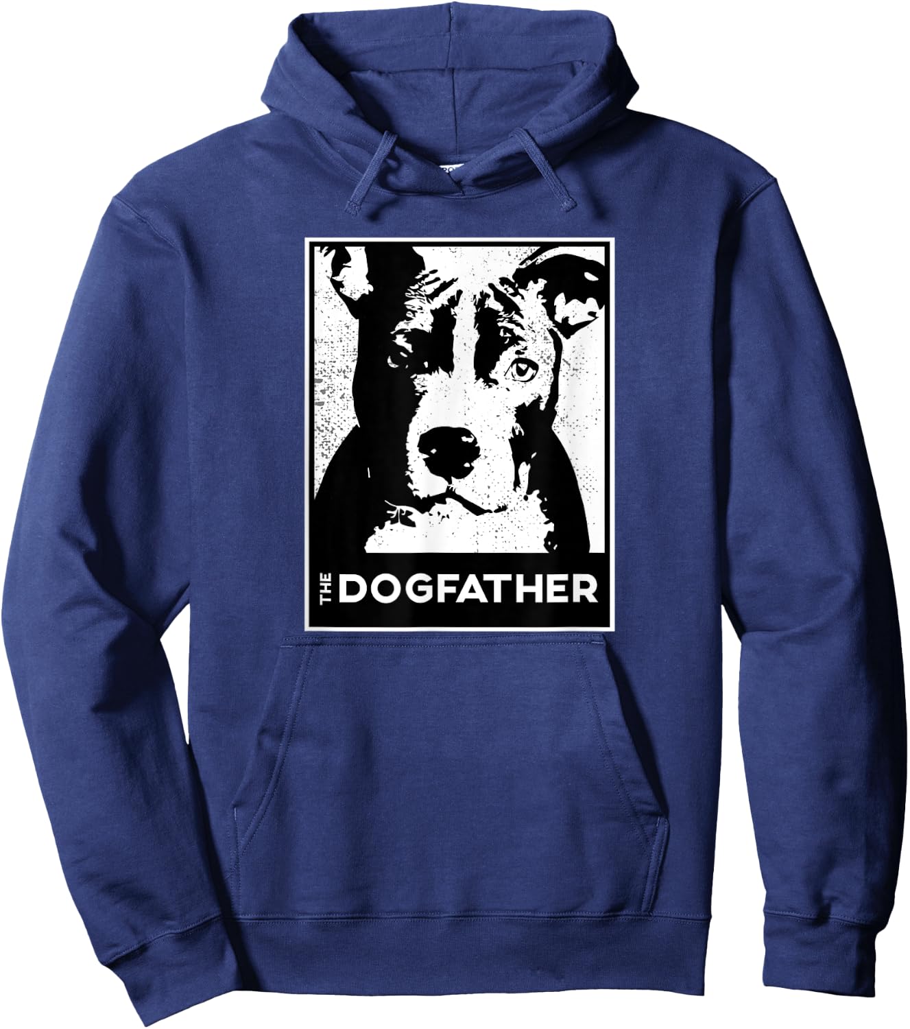Pit Bull Terrier The Dog-father Funny Dog Dad Hoodie - Hoodie | Navy
